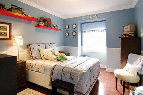 contemporary boys bedroom decorating by capelo design 