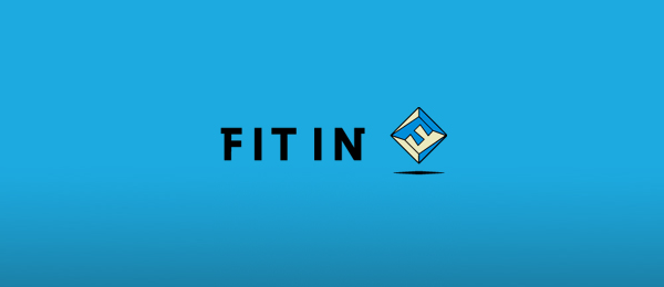 letter f logo design fit in 