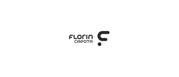 letter f logo design florin capota 