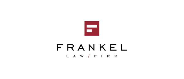 letter f logo design frankel law firm 