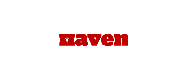 letter h logo design haven 