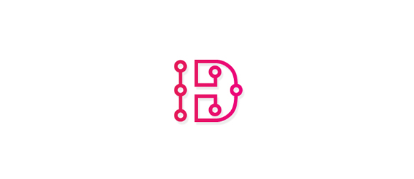 letter h logo design herdigi 