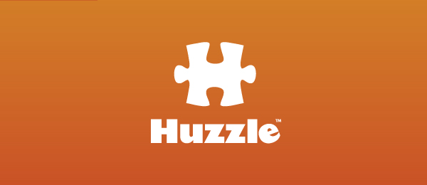 letter h logo design huzzle 