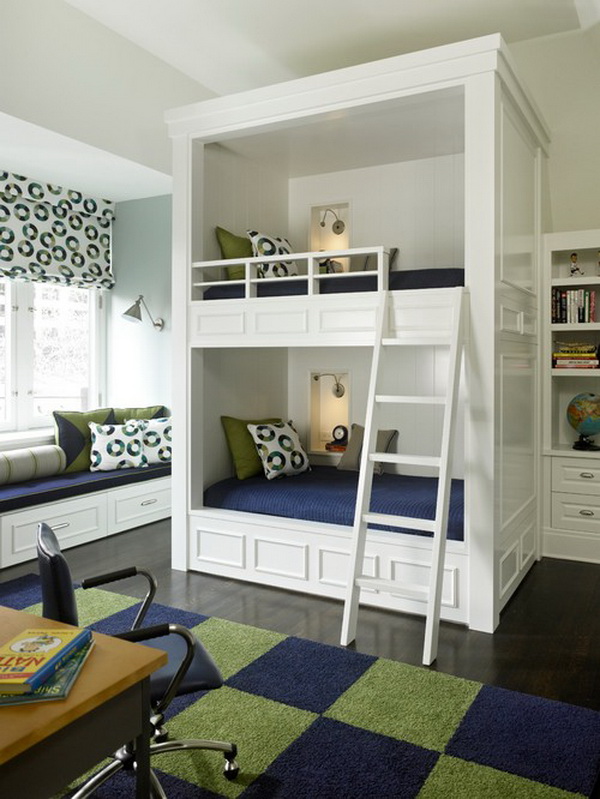 traditional kids bunkroom by michael abrams limited 