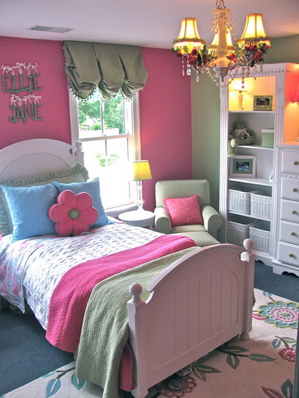 50 Cool Teenage Girl Bedroom Ideas of Design - Hative