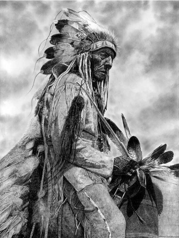 50 Amazing Pencil Drawings Native american drawing, Cool pencil