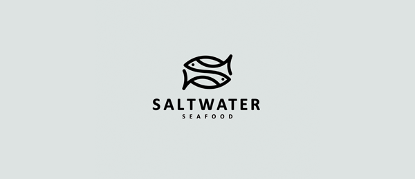 fish logo salt water seafood 18 