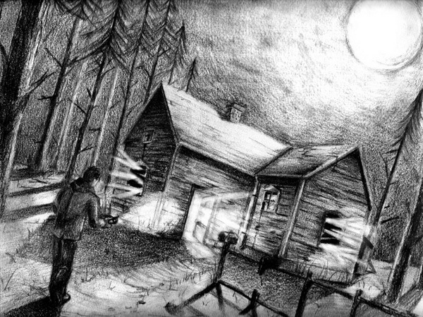 10+ Beautiful House Pencil Drawings for Inspiration - Hative