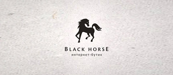 black horse logo design 12 