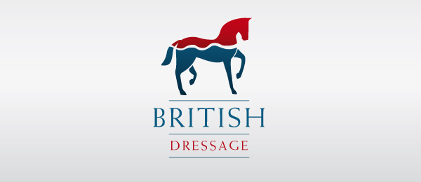 horse logo british dressage 44 