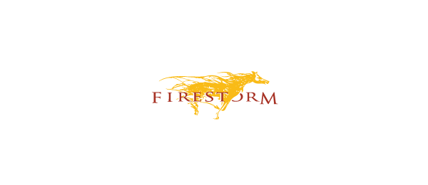 horse logo fire storm 28 