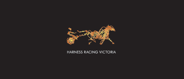 horse logo harness racing victoria 17 
