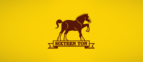 horse logo sixteen ton 37 