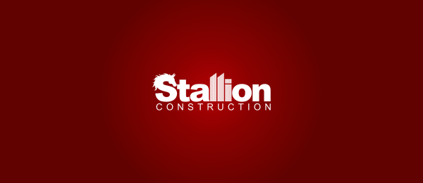 horse logo stallion construction 38 