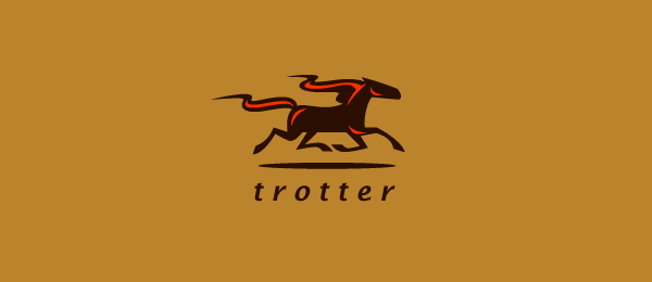 horse logo trotter 49 