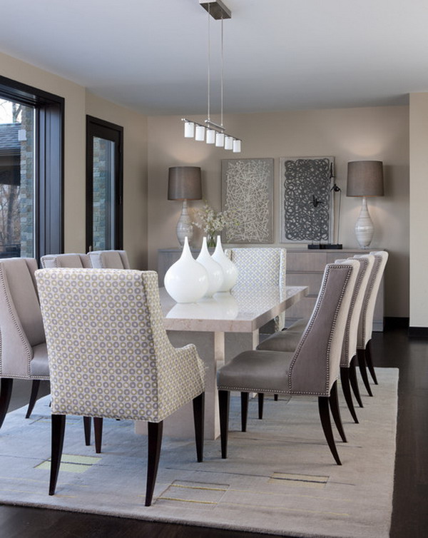 40+ Beautiful Modern Dining Room Ideas - Hative