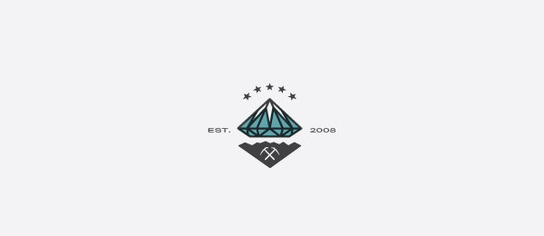 diamond hill logo prospector design 48 