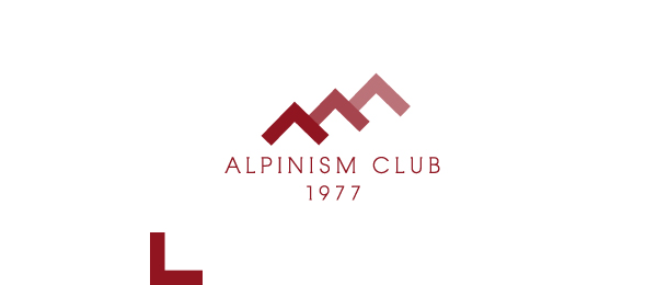 mountain logo alpinism club 34 
