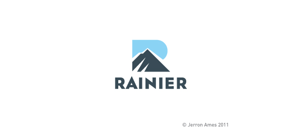 mountain logo rainier r typo 5 