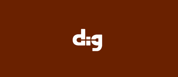 negative space logo dig shovel 9 