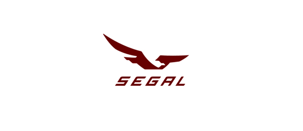 negative space logo eagle 28 
