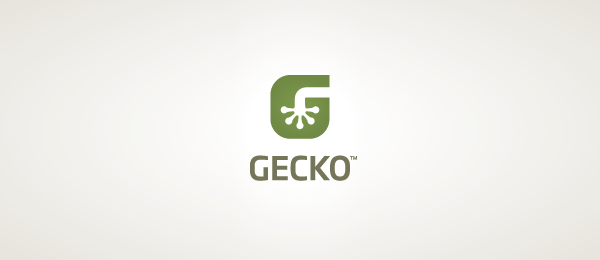 negative space logo gecko 46 