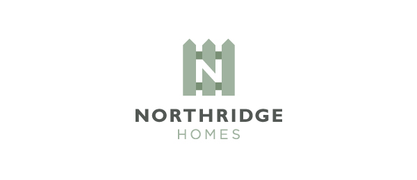 negative space logo northridge homes 47 