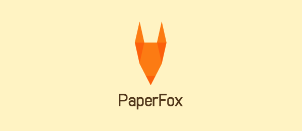 paper fox logo idea 5 