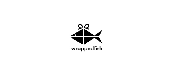 paper logo wrapped fish 29 