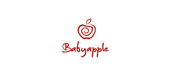 red logo baby apple 43 