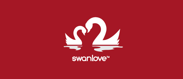 red logo swan love 46 