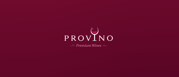 wine logo provino 13 