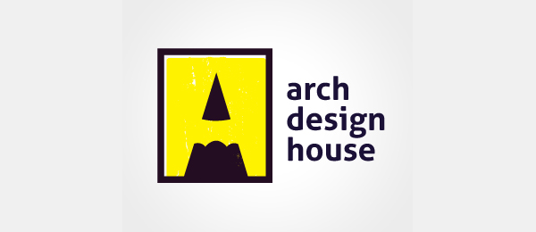 yellow logo arch design house 36 