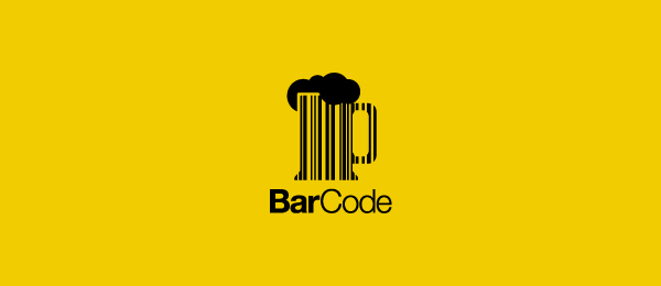 yellow logo bar code 14 