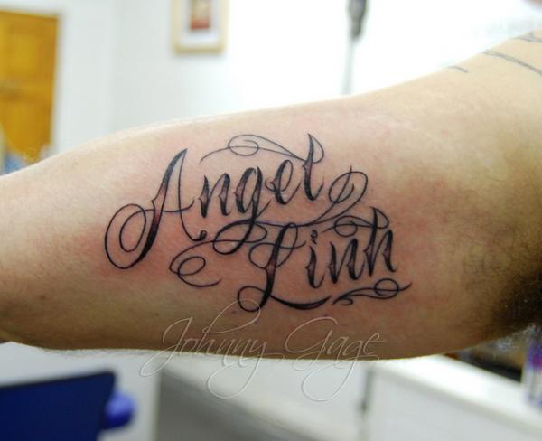 Pictures Of Cursive Name Tattoos 8