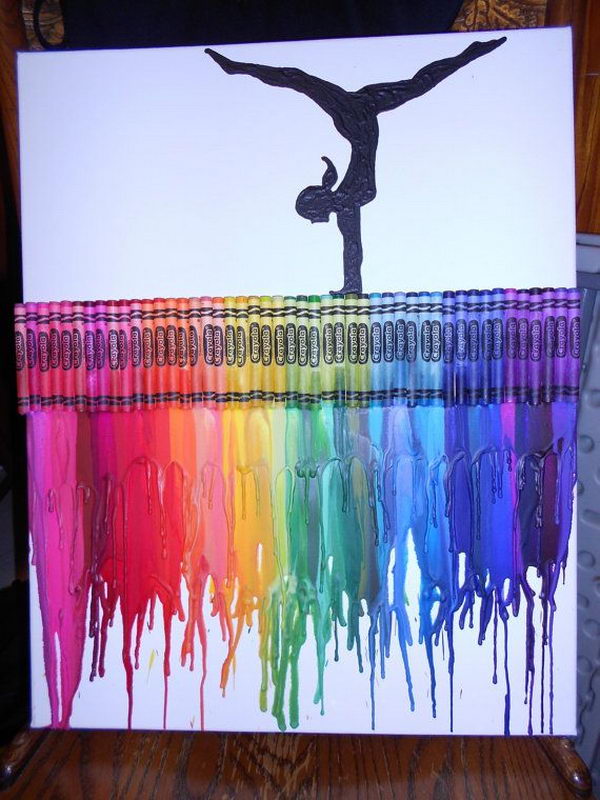 30+ Cool Melted Crayon Art Ideas - Hative