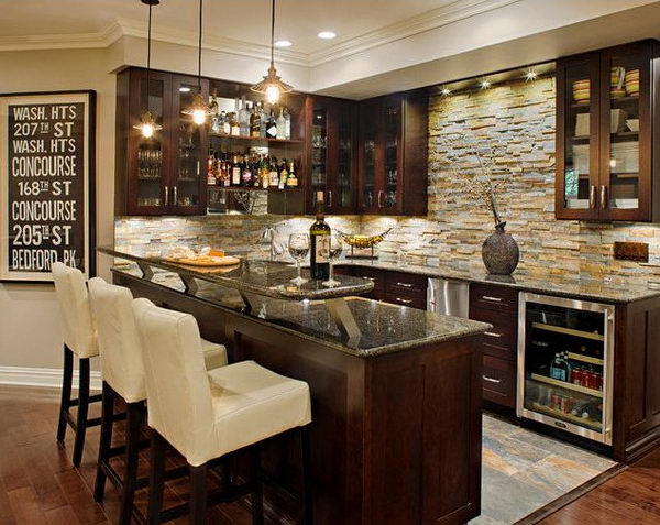 20+ Creative Basement Bar Ideas - Hative