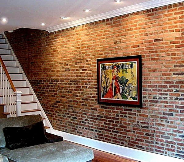 Faux Brick Wall | 600 x 527 · 104 kB · jpeg