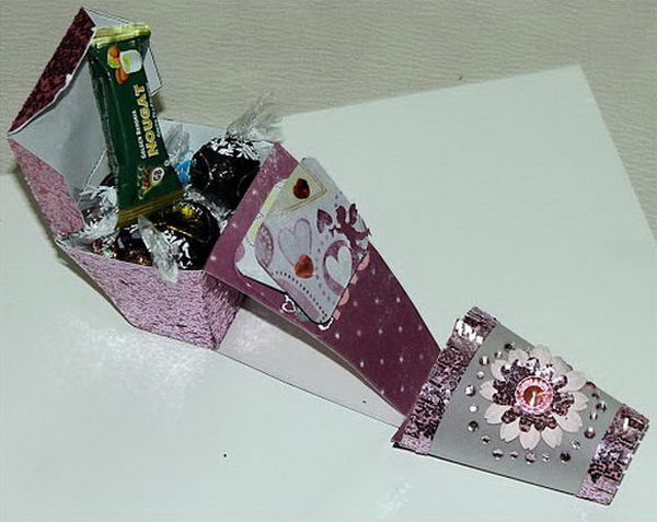 ... Holder. This a very girly candy box in pink, shaped like a high heel