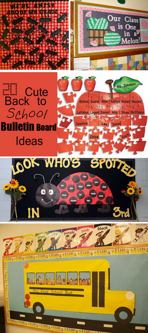 What are some good back-to-school bulletin board ideas?