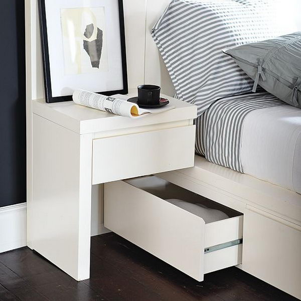 30 Creative Nightstand Ideas for Home Decoration - Hative