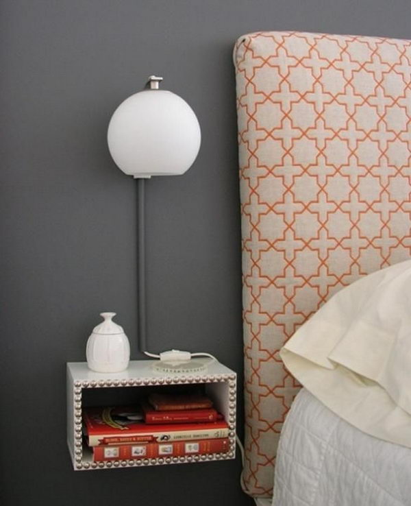 30 Creative Nightstand Ideas for Home Decoration - Hative