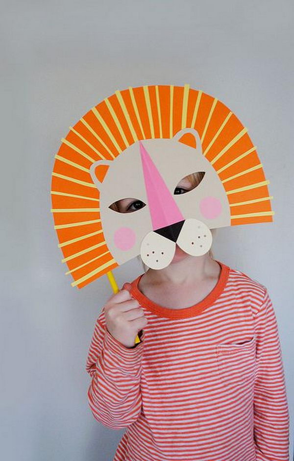 20 DIY Halloween Mask Crafts for Kids - Hative