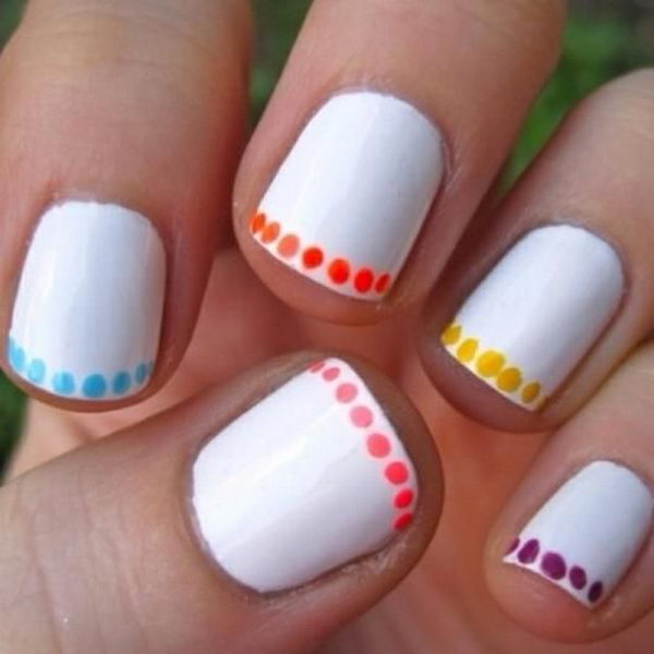 Easy Nail Designs for Beginners. So cute and simple that you can do it 