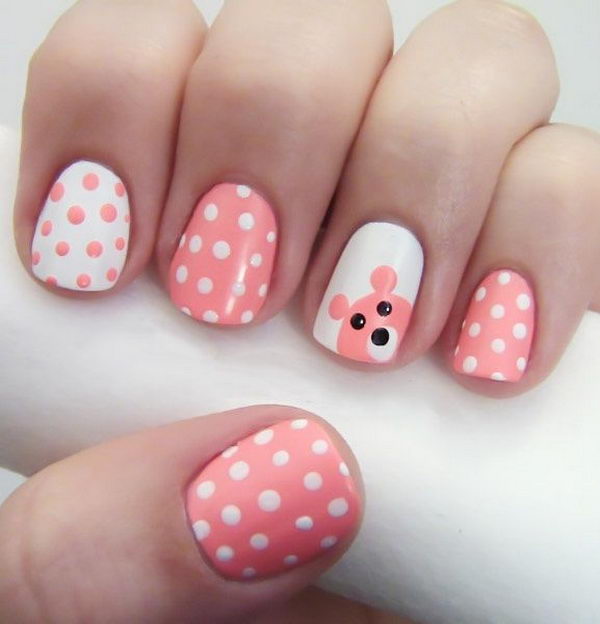 Easy Nail Designs for Beginners. So cute and simple that you can do it 