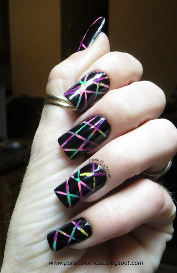 Cool Stripe Nail Designs - Hative