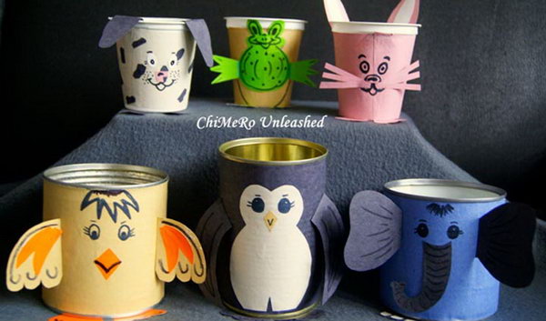 20 Recycled Tin Can Craft Ideas - Hative