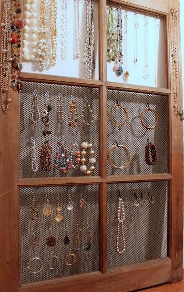 Diy jewelry rack 