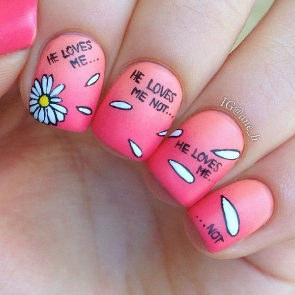 Cute Dandelion Nail Art Designs - Hative