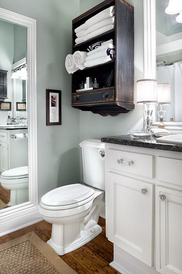 Over The Toilet Storage Ideas for Extra Space - Hative